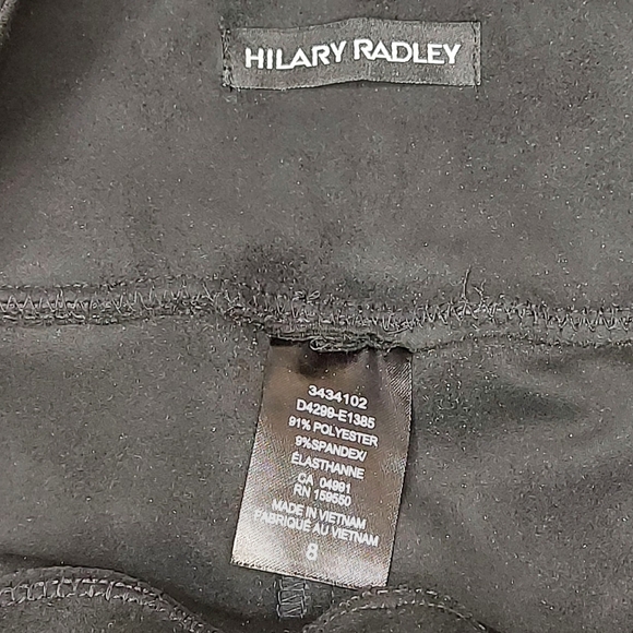 Hilary Radley Ladies Super Cozy Pull-On Faux Suede Pant Size 8 - Picture 5 of 8